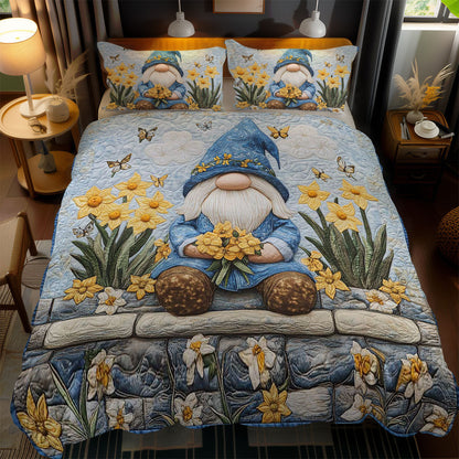 Yellow Blossom Gnome WN0201071CL Duvet Cover Set