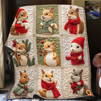 Winter Squirrel WY1211013CL Quilt