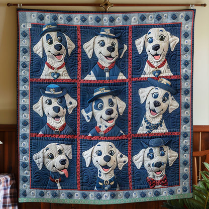 Dalmatian Cheerful WN1209017CL Quilt