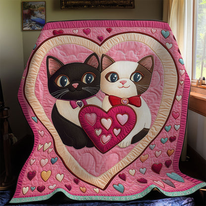 Cat Heart WX0512005CL Quilt