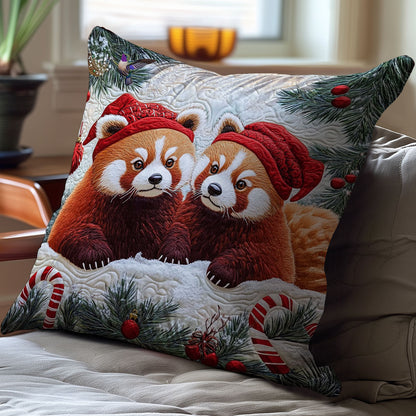 Winter Red Panda WY0412127CL Quilt Pillow Case