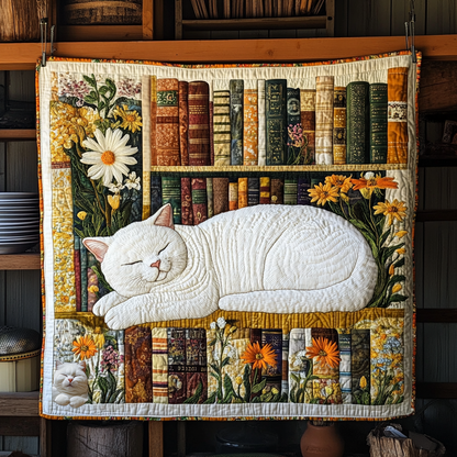 Cat And Books XR0210010CL Quilt
