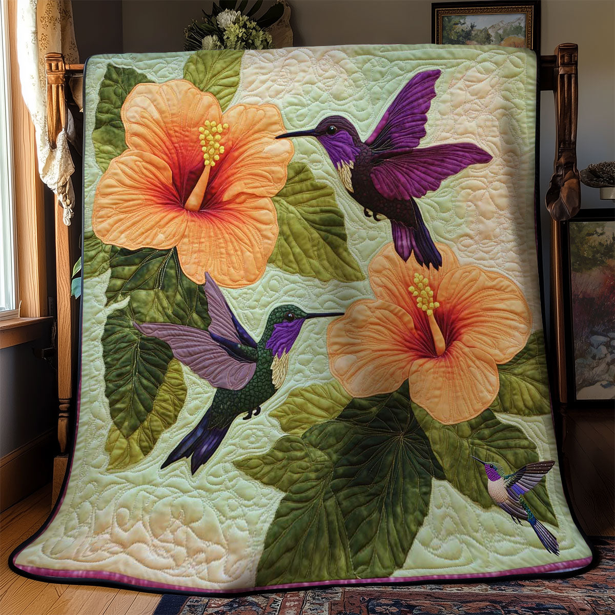 Gentle Hummingbird WN0811005CL Quilt