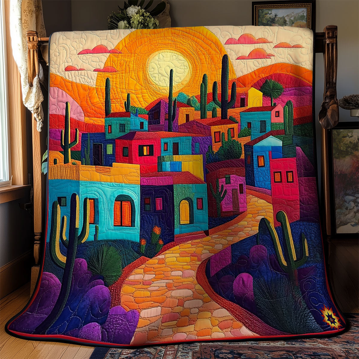 Sunset City WY1511022CL Quilt