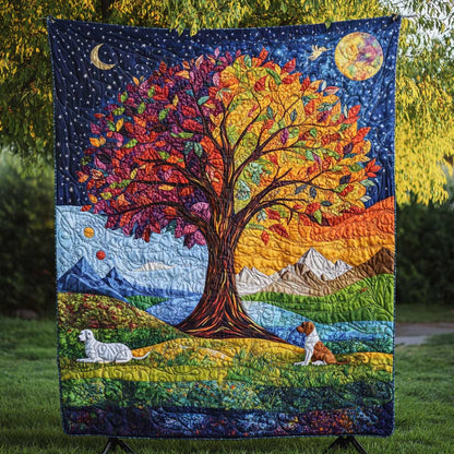 Dog’s Tree Of Life WN3009002CL Quilt
