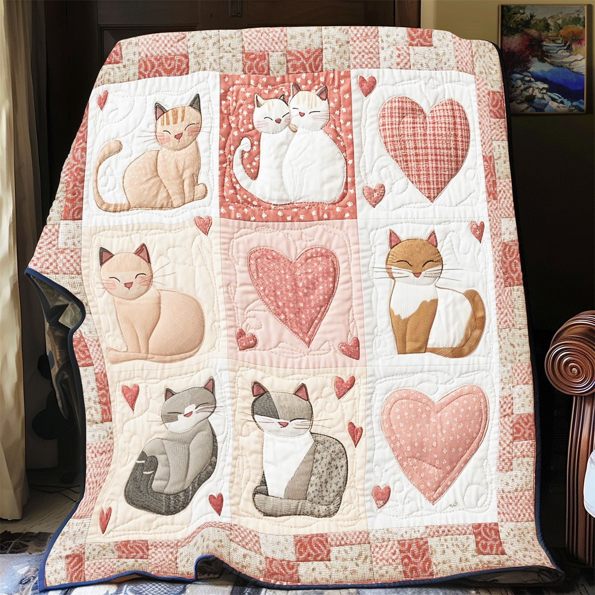 Adorable Cats XB0403014CL Quilt