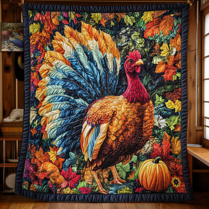 Turkey Thanksgiving Festival WY1911058CL Quilt
