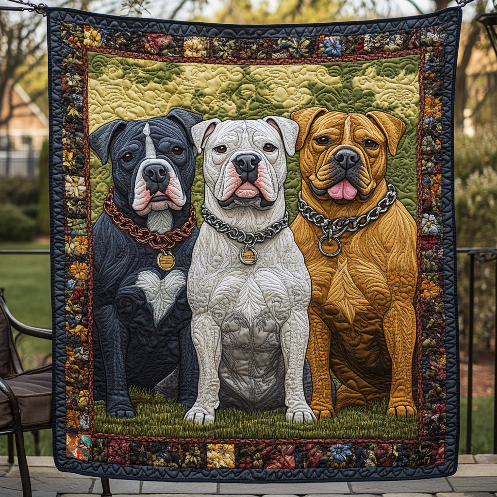 Pitbull Gang WU0611045CL Quilt