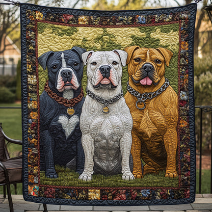 Pitbull Gang WU0611045CL Quilt