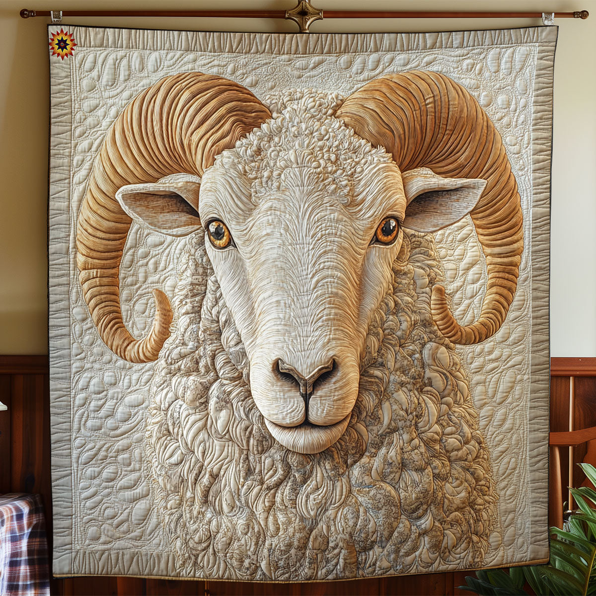 Bighorn Sheep WY2111045CL Quilt