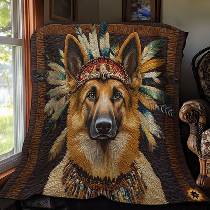 Native American Dog WY1811044CL Quilt