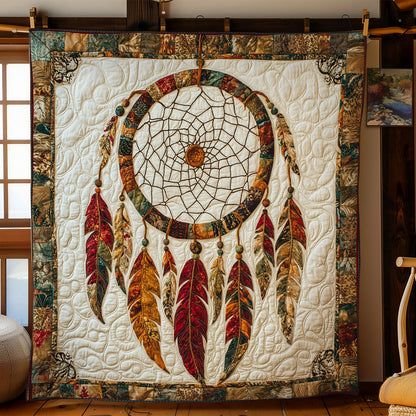 Vintage Feather Dreamcatcher WY1502054CL Quilt