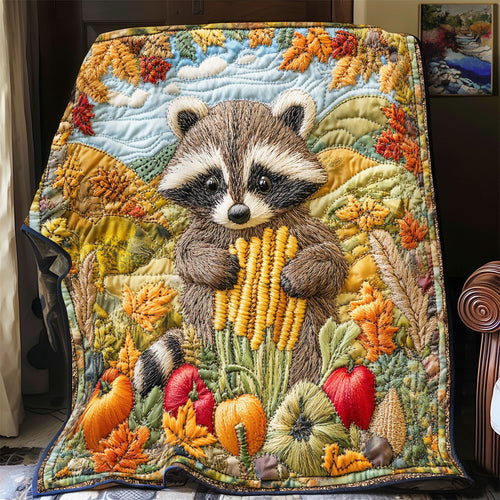 Rustic Raccoon Retreat YR1801015CL Quilt
