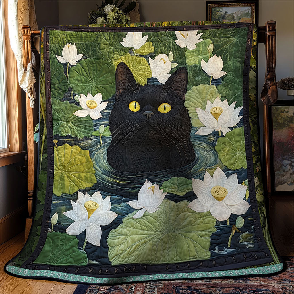 Black Cat Lotus WT0602013CL Quilt