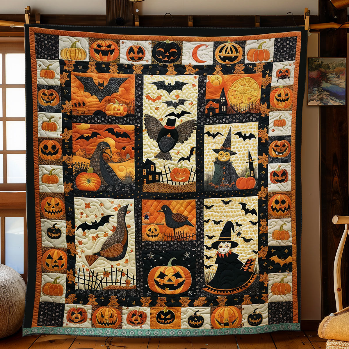 Halloween Fun WN1309069CL Quilt