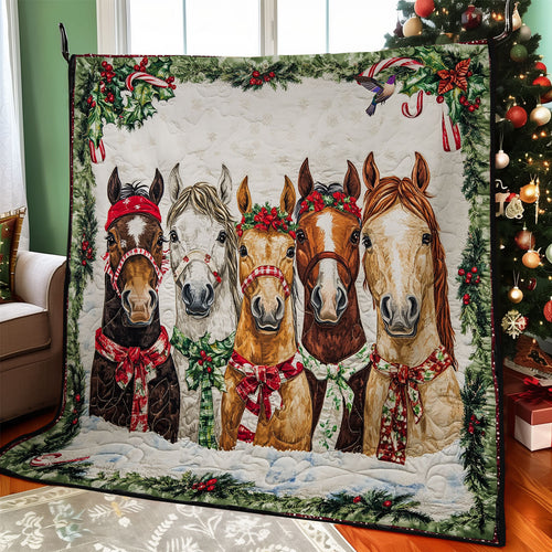 Christmas Horse WY1311017CL Quilt