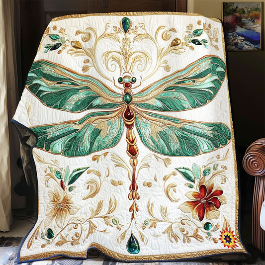 Gemstone Dragonfly WY0312042CL Quilt