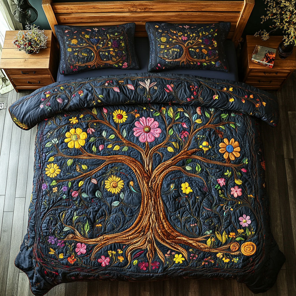 Midnight Tree Of Life WY1802060CL Duvet Cover Set