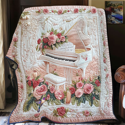 Rose And Piano WY2412074CLQuilt