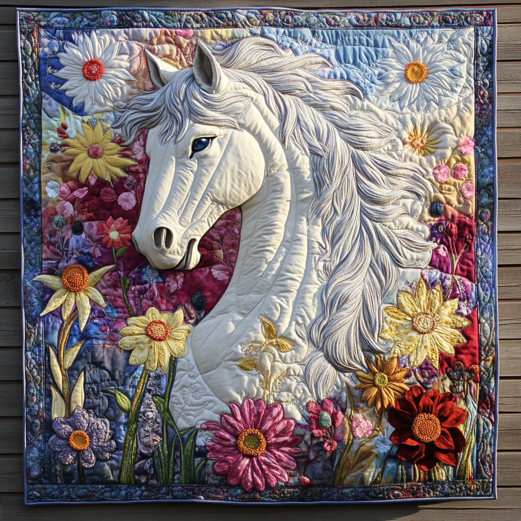 Floral Dream Horse CW0110047CL Quilt