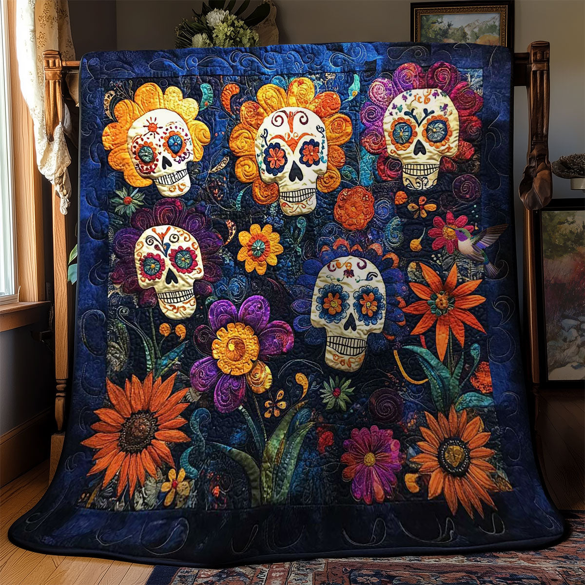 Decorated Skull WN2810041CL Quilt