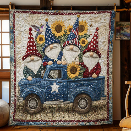 Sunflower Gnome Glory WN2811054CL Quilt
