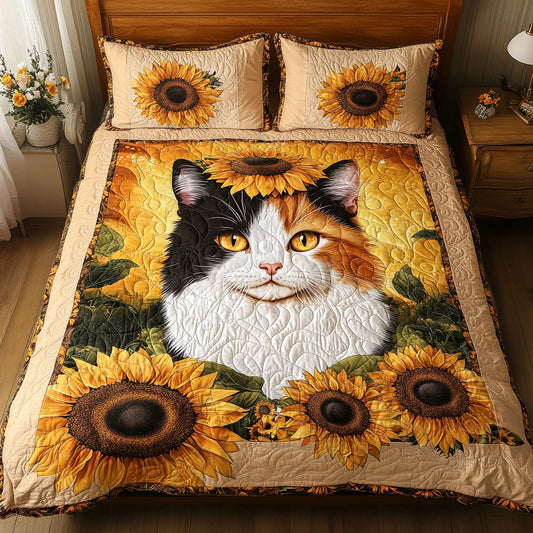 Calico Cat Sunflower WT1403084CL Duvet Cover Set