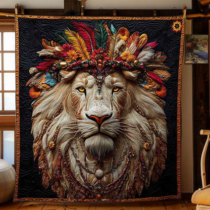 Native American Lion WY2811025CL Quilt
