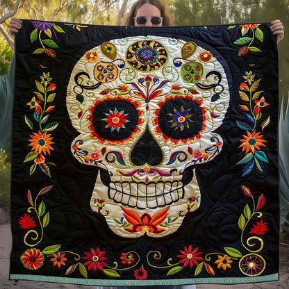 Calavera Sugar Skull WJ1909002CL Quilt