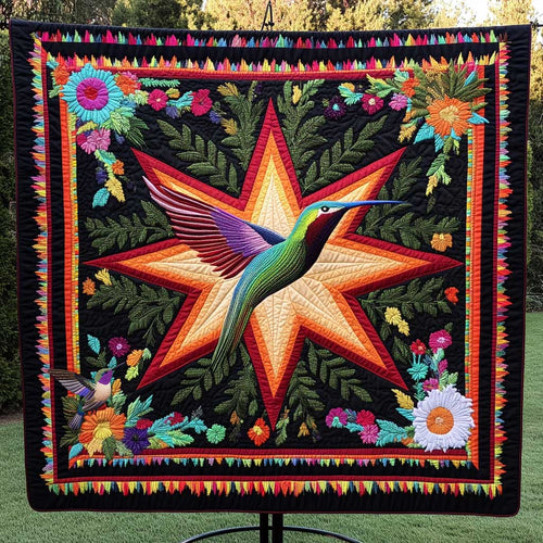 Hummingbird's Blossom Mirage WN0910017CL Quilt