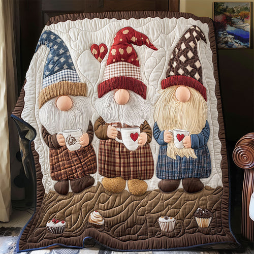 Three Gnome WY3112036CL Quilt