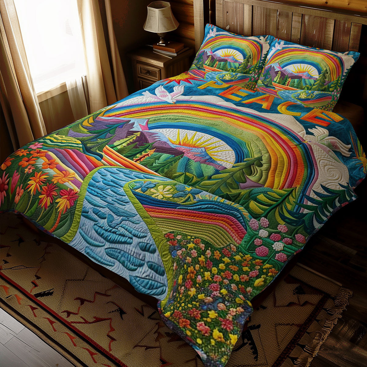 Hippie Peace WJ2510024CL Duvet Cover Set