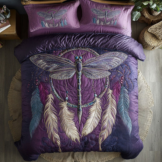 Dragonfly Enchanted Flight CW0210054CL Duvet Cover Set