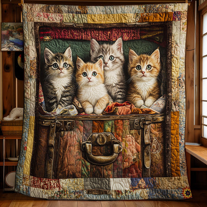 Luggage Kitten WY1911076CL Quilt