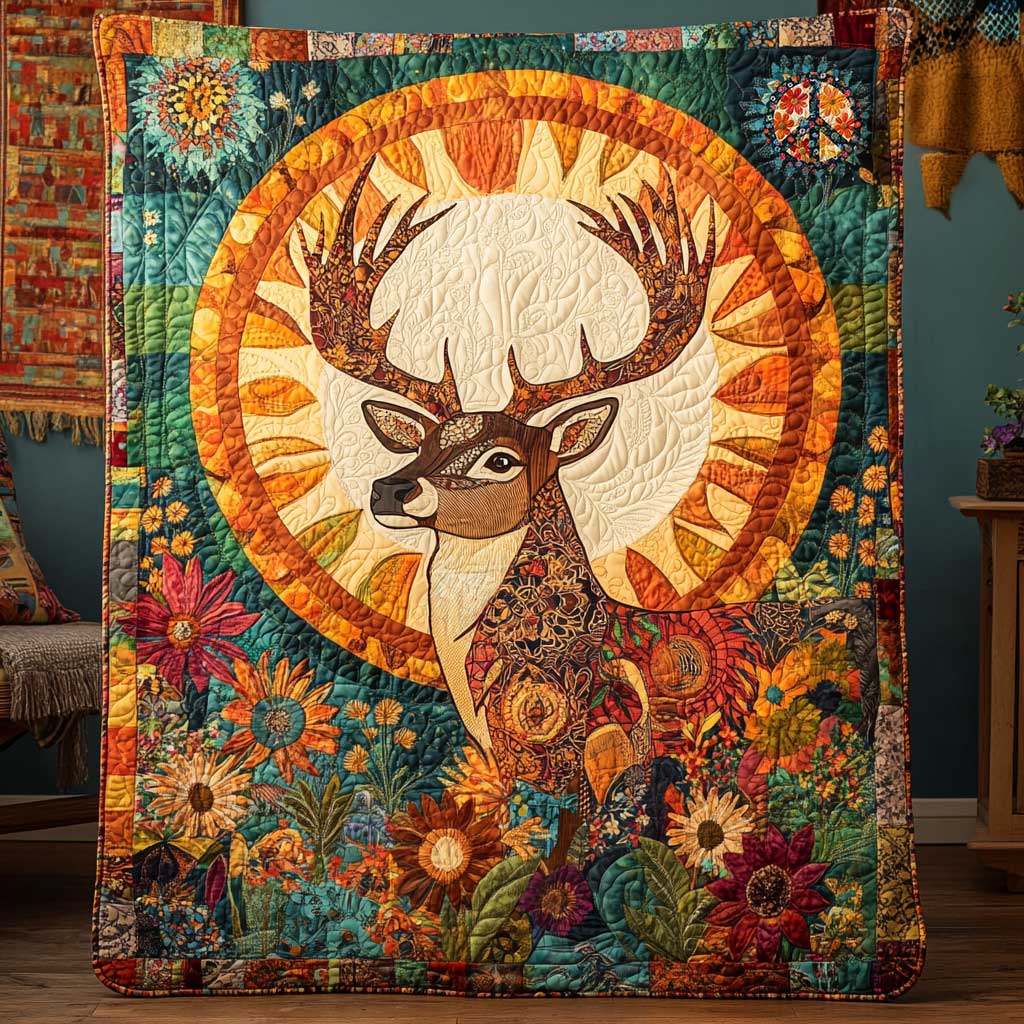 Golden Deer Spirit WN2011070CL Quilt