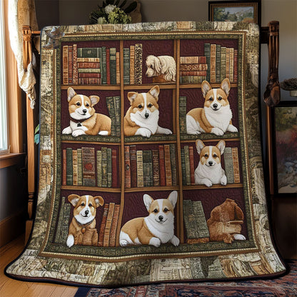 Corgi Scholars WN2910029CL Quilt