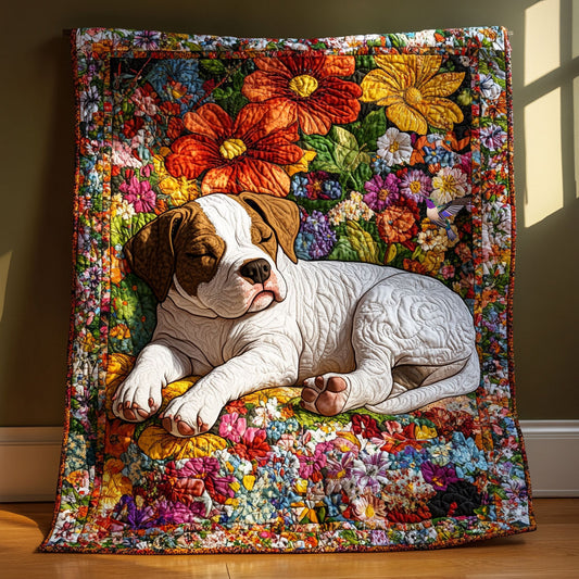 Pitbull Flower WT2610031CL Quilt