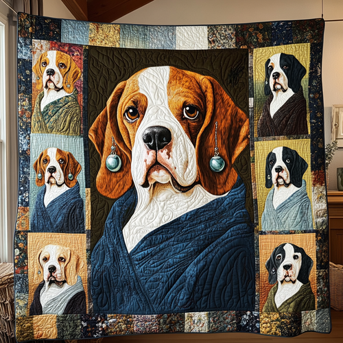 Basset Hound Pearl WN2509111CL Quilt