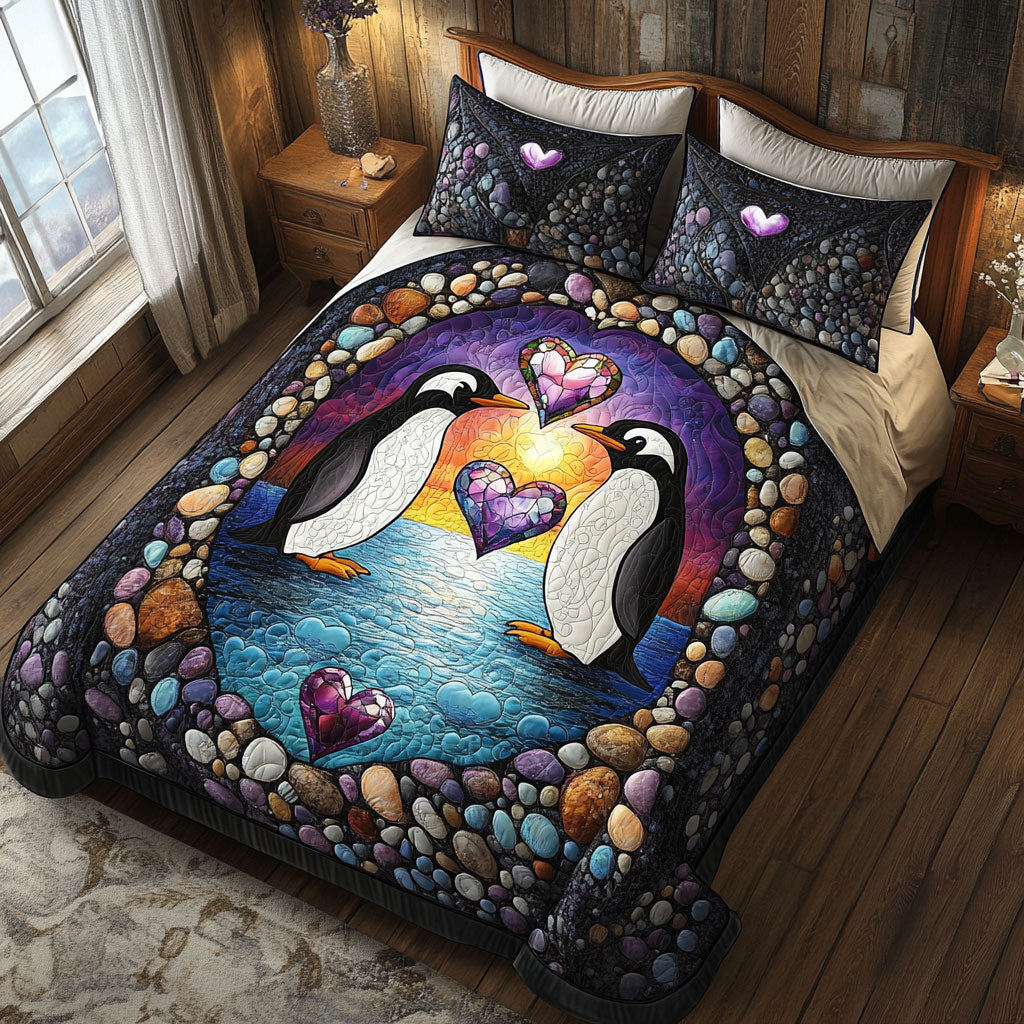 Penguins Love WT1701005CL Duvet Cover Set