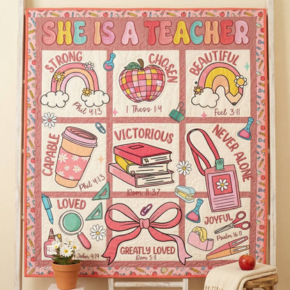 She Is A Teacher HM0604009CL Quilt