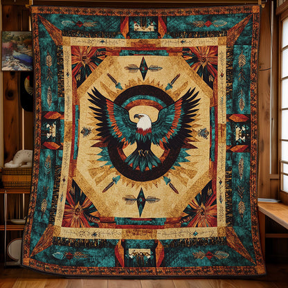 Glorious Eagle Native American WY2101055CL Quilt