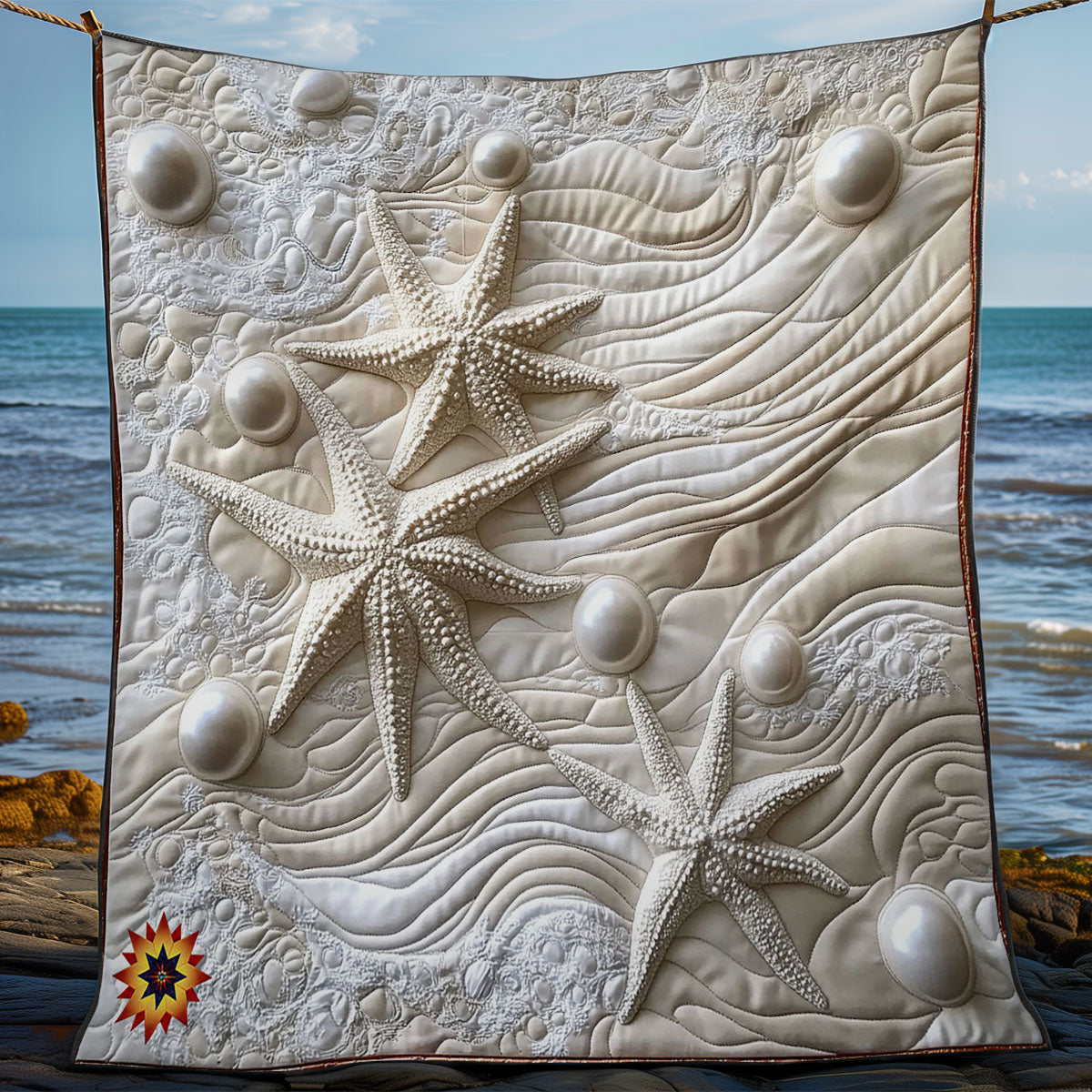 Pearl Starfish WY2711026CL Quilt