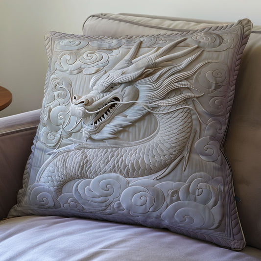 Royal White Dragon WY2701046CL Quilt Pillow Case