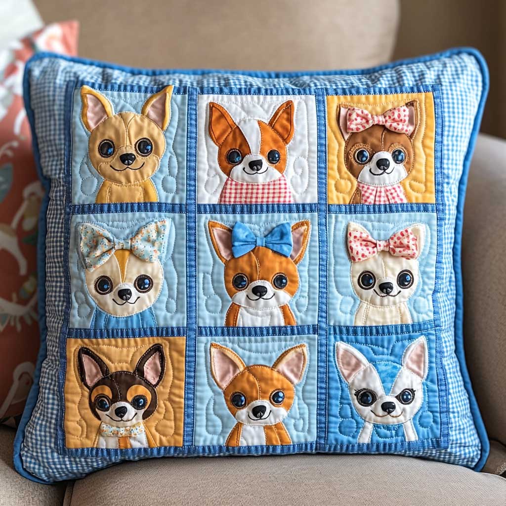 Chihuahua Cutie WN2609046CL Quilt Pillow Case