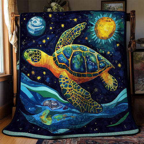 Turtle Night WX1411044CL Quilt