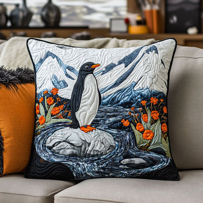Penguin Winter WT2803039CL Quilt Pillow Case