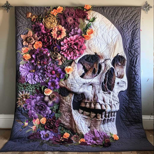 Violet Skull Dream WN2110076CL Quilt