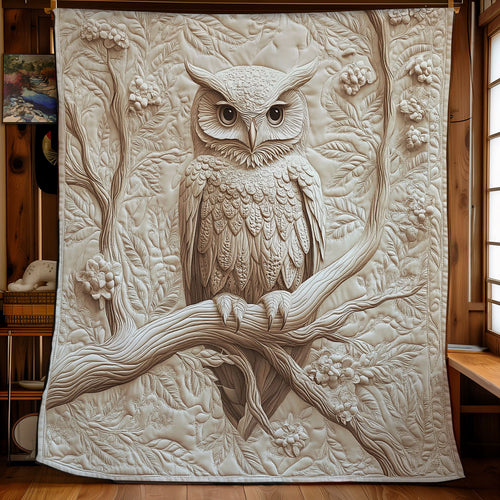 Splendid Owl WY0202066CL Quilt
