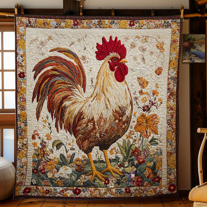 Vintage Chicken WY1911067CL Quilt