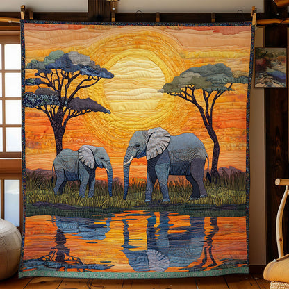 African Elephant WT1403093CL Quilt